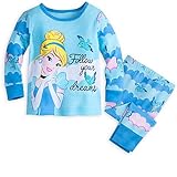 ディズニー プリンセス シンデレラ 長袖パジャマ 上下セット 普段着 部屋着 服 ベビー 赤ちゃん 幼児 USA公式商品 (12-18ヵ月 1歳 身長80cm 11KG) [並行輸入品]