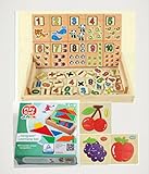 mdreamオリジナル　知育玩具 積み木 算数セット パズル タングラム　幼児教育　右脳教育 モンテッソリーノ 七田式が好きな方