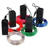 Zitrades EL Wire Red Blue Green White Pink Neon Glowing Strobing 9ft Electroluminescent Wires 4 Mode