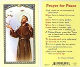 StealStreet SS-Wjh-E24-313 Prayer for Peace Clear Holy Cards [並行輸入品]