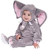 Forum Novelties Baby Boy's Plush Cuddlee Elephant Costume Multi Infant [並行輸入品]