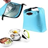 Kicode Waterproof Insulated Thermal Shoulder Picnic Cooler Lunch Box Storage Bag
