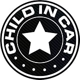 CHILD IN CARマグネット（ホワイト）