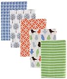 Luvable Friends ラバブルフレンズ Flannel Receiving Blankets 5pk フランネル おくるみ ブランケット 5枚セット Blue Birds ブルーバード