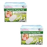NuAngel All-Natural Cotton Biodegradable Cotton Nursing Pads, 120 Count by NuAngel