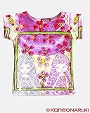 【KANEONARUKI】2人のHA-NA　アートTシャツ　80cm