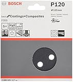 BOSCH(ボッシュ) サンディングペーパー125ｍｍφ #120 (5枚入)  2608605117