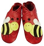 Daisy Roots Bee Baby Shoes Soft Leather (Size 0 to 6 months) by Daisy Roots