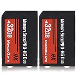 Guddbuy 2X 32GBメモリースティックMS Pro Duo フラッシュカード PSP Cybershoカメラに適合します