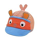 （サクララ）Sakulala ベビー 赤ちゃん　新生児 帽子 キャップ 子ども 日差し UV コットン 綿 鮮やか 春 夏 秋 ユニセックス 男の子 女の子 お出かけ 紫外線対策