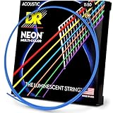 DR NMCA-11 NEON MULTI-COLOR Custom Light 011-050 アコースティックギター コーティング弦