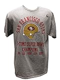 NFL San Francisco 49ers 5時間Super Bowl Champ Tシャツ、グレー、XXL