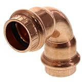 Viega ProPressゼロリード90度エルボ1 / 2インチP付き銅X P 2 Pack 2