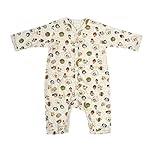 (ocean&ground)オーシャン＆グラウンド 長袖ロンパース 新生児 肌着 ロンパース 1620555 FACE FACE ベビー 赤ちゃん 半袖ロンパース 女の子 男の子 ボディスーツ 肌着