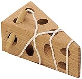 ねずみとチーズ　ひも通しゲーム