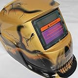 Tiptiper 暗くなる溶接ヘルメット、自動暗くする溶接ヘルメットマスクUV保護IR保護