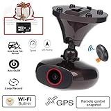 Boblov DDPAI M6 Plus HD 1440P WIFI Car Dash Video Record GPS Logger Dashcam Camera DVR Remote Snapsh