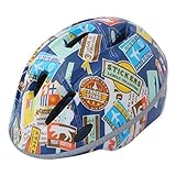 TETE 子ども用ヘルメット Amity  ステッカーブルー