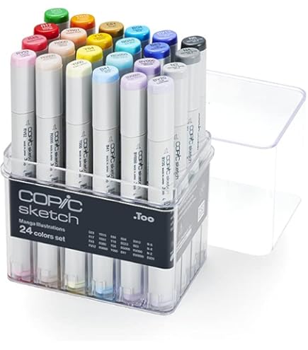 Amazon | Copic Sketch アルコールマーカー 12本セット クールグレー