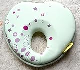 赤ちゃん まくら 頭の形 ベビーピロー 絶壁防止枕 (グリーン)