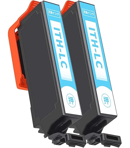 Amazon.co.jp: Epson用 エプソン ITH-LM 2本 ライト マゼンタ インク