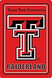 NCAAメタルサイン レッド