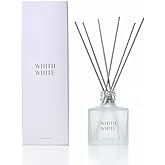 【インテリアに溶け込む】WHITH WHITE(フィス ホワイト) ルームフレグランス アクセサリ ギフト 爽やか 優しい香り リードディフューザー 芳香剤 スティック付き 200ml 約2.5ヶ月分 サボン