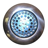 LASCO 03-1073 Chrome Plated Stainless Steel Body Flat Top Kitchen Sink Strainer Assembly for 3-1/2-I