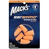 男性用イヤープラグ（耳栓）Macks Ear Earplugs For Men, Soft Foam 3ペア [並行輸入品]