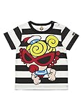 (マイファーストヒステリック) MY FIRST HYSTERIC SAILOR MINI 太ボーダー柄　半袖Tシャツ 90cm ホワイトxブラック