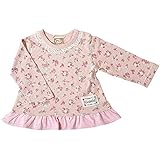 【本体綿100％】2017年 春物 UZULAND ウズランド 小花プリント 長袖Ｔシャツ ピンク◇95cm