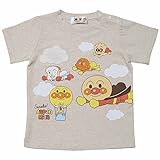 アンパンマン Tシャツ 半袖 コットン100％ バイキンマン 夏物 fpo-ta3109-9007 95cm オートミール
