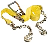 Keeper ( 04650 ) 27 ' x 2 "ラチェットタイダウンwithチェーンエンドとグラブフック
