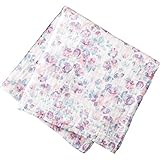 モスリンコットンケット(パステルフラワー)《コンビミニ》 フリー ピンク