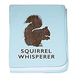 CafePress – Vintage Squirrel Whisperer – スーパーソフトベビー毛布、新生児おくるみ ブルー 063059758225CD2