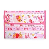 ようこそ赤ちゃんHappy母子手帳ケース（ジャバラタイプ）　お花大好きプリティ動物フレンド（ピンク）　B2901400　日本製