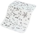 北欧 デザイン 防水シート おむつ替えマット おむつ替えシート 吸水 抗菌 消臭 プレゼント 出産祝い (70×50cm モノブラード)