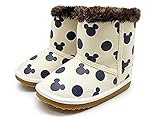 [ DISNEY ] DS7161 15.0 ホワイト (DH/57) [ ディズニー ミッキー キッズ ショート ブーツ ]