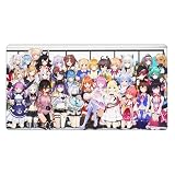 マウスパッド Vtuber 大型 アニメ かわいい cat girl プレイマット デスクパッド ゲーム好きのプレゼント(40x75cm) A