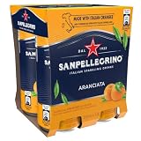 SANPELLEGRINO(サンペレグリノ) イタリアン スパークリングドリンク アランチャータ ( オレンジ ) 330ml ×4本 炭酸飲料 ( 果汁16% イタリア産オレンジ果汁 微炭酸 )