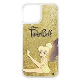 イングレム iPhone 12/iPhone Pro ディズニー キャラクター ［ キラキラ ラメ グリッター ］ ケース カバー ラメが流れる 動く ティンカー・ベル/Sit