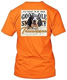 テネシーボランティアスモーク蝶ネクタイTシャツ 4L