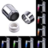 Beilan LEDライト　蛇口ホルダー　7色光　 虹色の水流　水圧で発電　DLT-A10