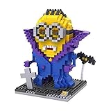 LOZ Despicable Me 2015コスプレ吸血鬼ミニオンズStuartダイヤモンドブロックNanoblock 620pcs