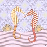 Green Leaf Art Seahorse Canvas Art [並行輸入品]