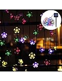 Solar String Lights - 20ft 50 LED Waterproof Solar Garden Lights For Indoor & Outdoor Decoration Sol