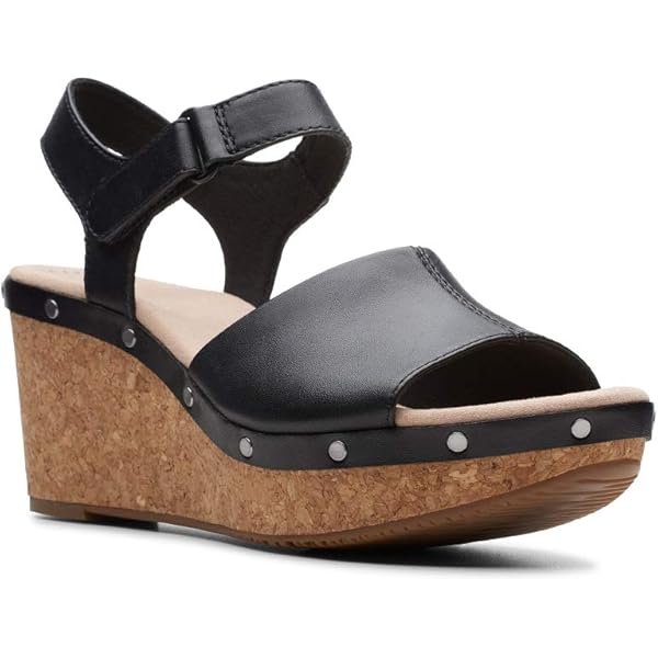 Clarks ブラック ウェッジサンダル24.5cm Clarks（クラークス）の「＜Clarks＞トレック ウェッジ ミュール