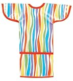 AM PM Kids! Sleeved Toddler Laminated Bib, Stripes by AM PM Kids!