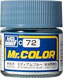 GSI クレオス(GSI Creos) GSIクレオス Mr.カラー ミディアムブルー 半光沢 10ml 模型用塗料 C72