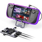 スリムドッキングステーション Steam Deck/Switch/ROG Ally X/Legion Go対応 5イン1折りたたみ式アルミニウム充電スタンド HDMI 2.0 USB3.2 x 2 Type Cホスト 100W PD(USB 3.2 Gen1&HDMIケーブルを含む)